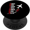 Departure Chapter Aviation Retirement Ritirato 2028 Alfabeto fonetico Pilota di aeroplano Pensionamento PopSockets PopGrip Adesivo