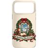 Christmas Season Custodia per iPhone 17 Pro Max Lettura natalizia del club del libro di Natale
