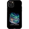 Nordic Skies Travel T-shirt Co. Custodia per iPhone 11 Pro Tour delle vacanze in Lapponia Aurora Borealis Crociera Souvenir Viaggio