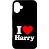 I Love Harry Fun Tees and Gifts Custodia per iPhone 16 Plus I Love Heart Harry Design for Men Women