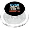 Coilworth Supply HVAC Labor Rates Funny AC Technician Refrigerant PopSockets PopGrip per MagSafe