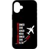 Departure Chapter Aviation Retirement Custodia per iPhone 16 Plus Ritirato 2028 Alfabeto fonetico Pilota di aeroplano Pensionamento