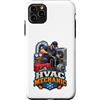 HVAC Mechanic Humor Designs Custodia per iPhone 11 Pro Max Divertente HVAC meccanico riscaldamento raffreddamento riparazione Tech