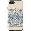 Fantasy Bookish Realm Custodia per iPhone SE (2020) / 7/8 Citazione del castello del drago del libro di Fantasy Reader