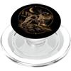 Paws & Trails Puntatore tedesco a pelo corto Cani da caccia Luna crescente PopSockets PopGrip per MagSafe