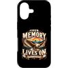 Forever Remembered Memorial Keepsakes Custodia per iPhone 17 La tua memoria vive di memoria ricordata per sempre