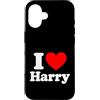 I Love Harry Fun Tees and Gifts Custodia per iPhone 16 I Love Heart Harry Design for Men Women