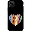 Retro Harry Heart Tees and Gifts Custodia per iPhone 11 Pro Max Retro Harry Heart Design for Men Women Kids