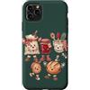 Doodle Character Friends Custodia per iPhone 11 Pro Max Cute Baking Friends Pane Marmellata Farina Cucina