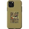 Raven Rose Reading Club Custodia per iPhone 11 Pro Candela Plot Twist Raven Bird Lading Book Lover in stile gotico