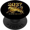 Happy 2027 Chinese Zodiac Lunar New Year 2027 Anno Di Capra Felice Anno Nuovo Pecora Ram Zodiaco Cinese PopSockets PopGrip Adesivo