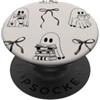 Reading Book Ghost Halloween Grip Holder Reading Book Ghost Halloween PopSockets PopGrip Adesivo