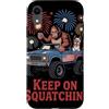 Patriotic Sasquatch Fireworks Celebratio Custodia per iPhone XR Bigfoot Keep On Squatchin' 4 luglio