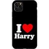 I Love Harry Fun Tees and Gifts Custodia per iPhone 11 Pro Max I Love Heart Harry Design for Men Women
