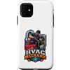 HVAC Mechanic Humor Designs Custodia per iPhone 11 Divertente HVAC meccanico riscaldamento raffreddamento riparazione Tech