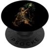 Ancient Legend Gorgon Monster Heroic Myt Perseo Holding Medusa Head Art PopSockets PopGrip Adesivo