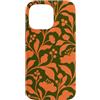 generic Custodia per iPhone 14 Pro Max Arancione Oliva Boho Floral Graphic