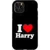 I Love Harry Fun Tees and Gifts Custodia per iPhone 11 Pro I Love Heart Harry Design for Men Women
