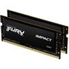 KINGSTON TECHNOLOGY FURY 64GB 3200MT/S DDR4 CL20 SODIMM (KIT OF 2) IMPACT
