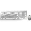 CHERRY DW 8000 tastiera Mouse incluso RF Wireless QWERTZ Tedesco Argento, Bianco