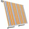 Essenza Tenda da sole a caduta con bracci essenza fantasia riga gialla 300x245 cm