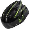CAXUSD Casco da Bicicletta con Occhiali Magnetici, Traspirante, Nero | PC ed Imbottitura Spessa e Regolabile, Fibbia a Sgancio Rapido, Circonferenza 58-61cm