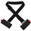 RGOEMHJ Spallacci Fissi for Sci in Nylon | Nastro di fissaggio imbottito con cinghie fisse for sci regolabili