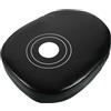 MOBUTOFU Paramani da Boxe in PU Nero per Allenamento Intenso e Muay Thai | Design Ergonomico Cinque Fessure, Imbottitura ad Alta Densità, Cuciture Robuste e Protezione della Mano