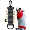 Generisch Nastro per guanti da golf, lavorazione fine, portatile, design a gancio | Doppio lato per principianti di golf, supporto compatto per tè, organizer, pratico strumento di allenamento all'aperto