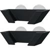 Abxvgsfdve Porta Racchette da Parete Versatile per Badminton Tennis Paddle | Supporto verticale per racchette con ventose ad alta tenuta: nessun foro, installazione semplice e spazio mantenuto.