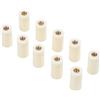 Gdfnmogo 10 ghiere da biliardo in nylon 3/16 filettatura 12 mm | Nylon ad alta resistenza, filettatura in ottone 3/16, diametro 11 mm, resistente agli urti, sensazione stabile per scatti
