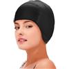Aihomeluly Cuffia da nuoto per adulti, cuffia da nuoto per capelli lunghi | Silicone Cuffie da nuoto per bambini e adulti