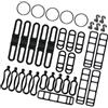 TAZIZI 1 set di fari anteriori in silicone con fascia elastica | Torce Anteriori Banda Elastica Biciclette Lampada Mount Strap Torcia Supporti Luce Sostituzione