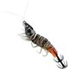 Generico Jig Per Calamari Mare 8 cm Artificiale per Polpo Ami a Doppio Ombrello | Fosforescente Design Realistico Gamberetto Artificiali Calamari Pesca Acqua Salata Per Pesca Mare Sottomarino Laghi Fiumi A