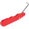 UPKOCH Tenditore di Lacci per Pattini Pieghevole in Acciaio Inox Rosso | Gancio per Lacci da Hockey, Uso in Spogliatoio e Prima Partita, Rapido e Compatto, per Scarpe e Lacci