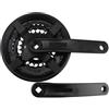 Generico Guarnitura Bici, Compatibile con Shimano, FC-TY301 | 42-34-24T, 170MM, 3X8/7/6 velocità, corona per MTB