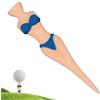Generisch Divertente tee da golf con design bikini, per interni | Accessori da golf creativi per golfisti principianti, unisex, per allenamento, giardino, interni