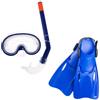 SWIMTECH Tuta Junior Tuba con Maschera e Pinne, UK 12,5 K - 2 | Pinne leggere regolabili con boccaglio facile da respirare per principianti, sessioni in piscina, gite in spiaggia