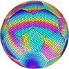Genérico Pallone da calcio luminoso, giocattolo | Esterno per tutte le condizioni atmosferiche, per giochi notturni, allenamento, bambini, adolescenti, adulti, ragazzi,
