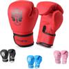 REDIPO Guanti da boxe per bambini da 3 a 9 anni, per ragazzi e ragazze e | pelle PU e schiuma di spugna, guanti da allenamento e sparring per sacco da boxe, kickboxing, Muay Thai, MMA e arti marziali