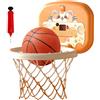 Genérico Cerchio da basket interno, set di canestro per bambini, per casa | Giocattoli educativi sportivi con segnalibro per camera da letto, soggiorno, scuola, casa, adolescenti