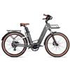 MUXIN Air Adult Carbon Fiber Electric Bike, Equipped with a Removable Dual Battery48V9.6AH× 2 (19.2Ah)
