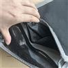 BEAZOOM Custodia protettiva in nylon per pinne da surf, borsa nera per | Set da 3 pezzi, leggero e resistente per attrezzatura da surf, perfetto per i viaggi, dimensioni circa Dimensioni: 19,5 x