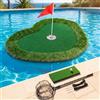 Wekin Golf galleggiante verde 88,9 x 71,1 cm per piscina e lago, per allenamento al chiuso e all'aperto, tappetino verde per allenamento in cortile e ottimo regalo per gli uomini