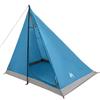 Generic Tenda da Backpacking 2 Persona Blu, Poliestere 185T, 225x130x142 cm | Poliestere 185T con rivestimento PU, corda, 6 picchetti, borsa da trasporto, 1,65 kg, tutte le stagioni