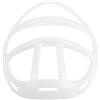 Toddmomy Maschera Protettiva da Sparring per Arti Marziali, Viso e Naso | Struttura Aderente Griglia Frontale, Plastica ABS Bianca, per Adulti in Palestra e Boxe