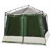 Generic Tenda Interna 6 Persona Verde Taffetà 291x291x240 cm | Campeggio estivo, giardino, terrazza, 2 porte, 6 finestre, interno a rete, gancio sospeso, 1 stanza, 4,45 kg