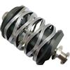 SageFurned Ammortizzatore posteriore a molla da 44 mm per E-Bike MTB | acciaio inossidabile, lunghezza 44 mm, argento/oro/grigio, per Brompton