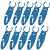 Honseadek Clip in plastica resistente all'acqua salata, 11,5 x 3,3 cm | Plastica resistente all'acqua salata, resistente all'abrasione, forti molle, artigli testurizzati, nessun graffio della