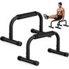 Josmimic Barre per flessioni, parallele regolabili da 25,4 a 31,8 cm | Per calisthenics, barre parallele resistenti per dip da 399,2 kg, manici in schiuma e piedini in gomma antiscivolo